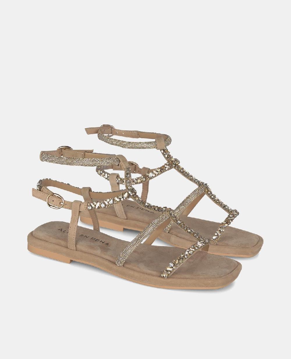 Alma En Pena SANDALIA PLANA PULSERA DOBLE