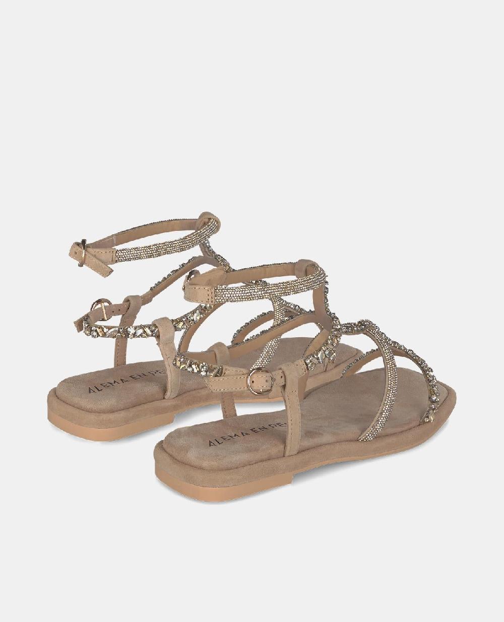 Alma En Pena SANDALIA PLANA PULSERA DOBLE