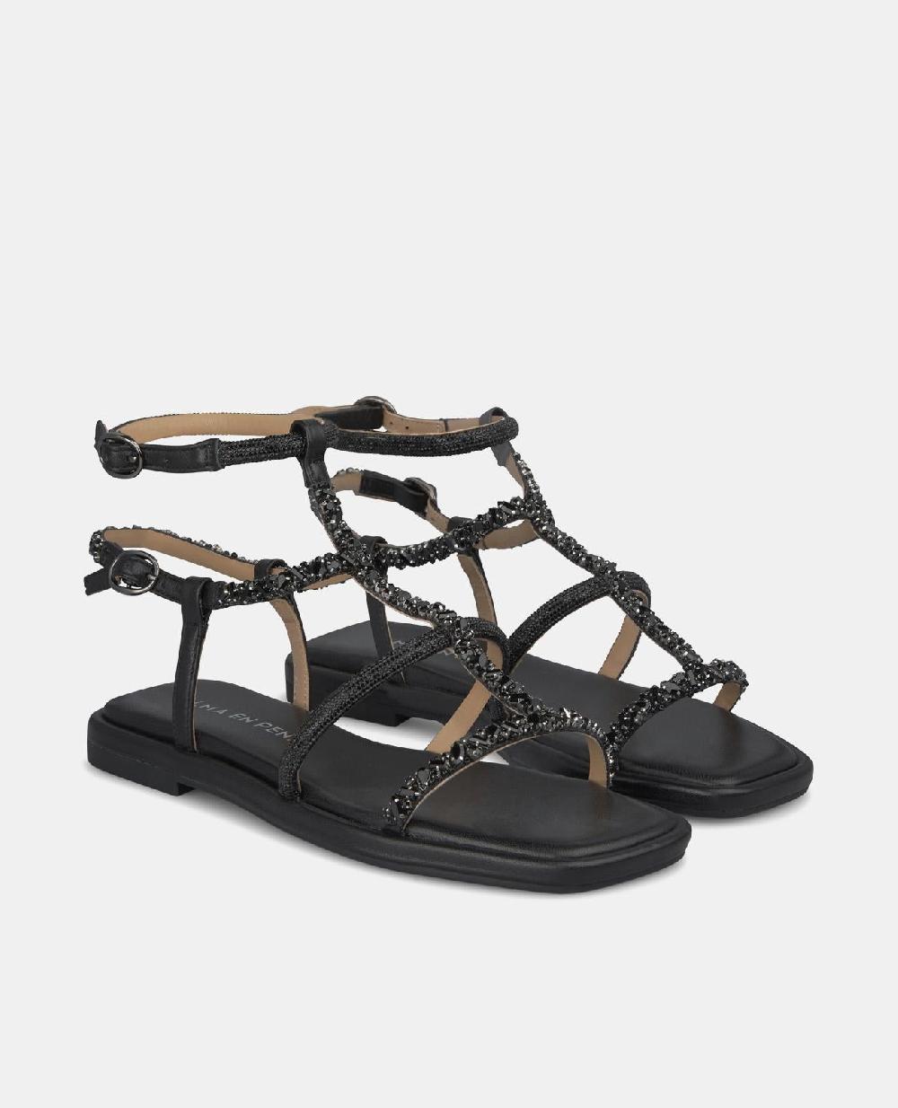 Alma En Pena SANDALIA PLANA PULSERA DOBLE