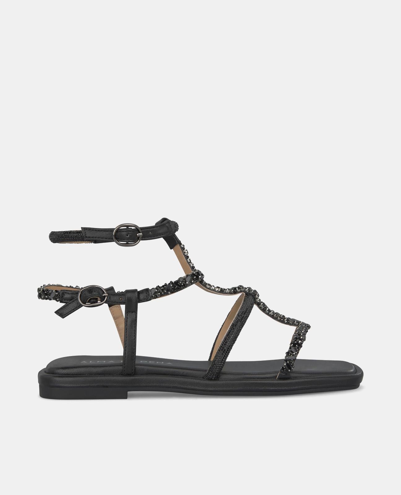 Alma en pena SANDALIA PLANA PULSERA DOBLE