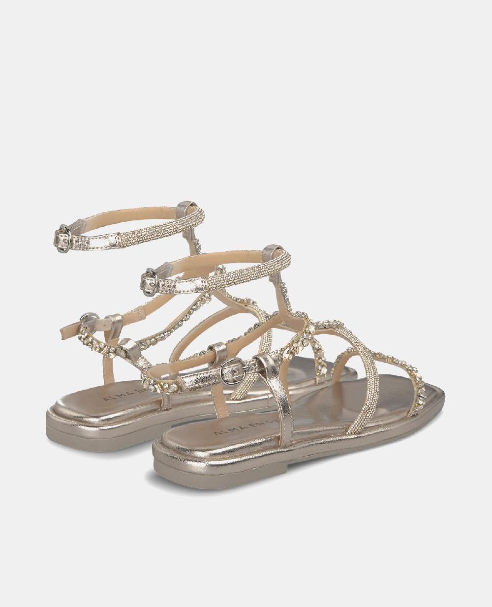 Alma En Pena SANDALIA PLANA PULSERA DOBLE