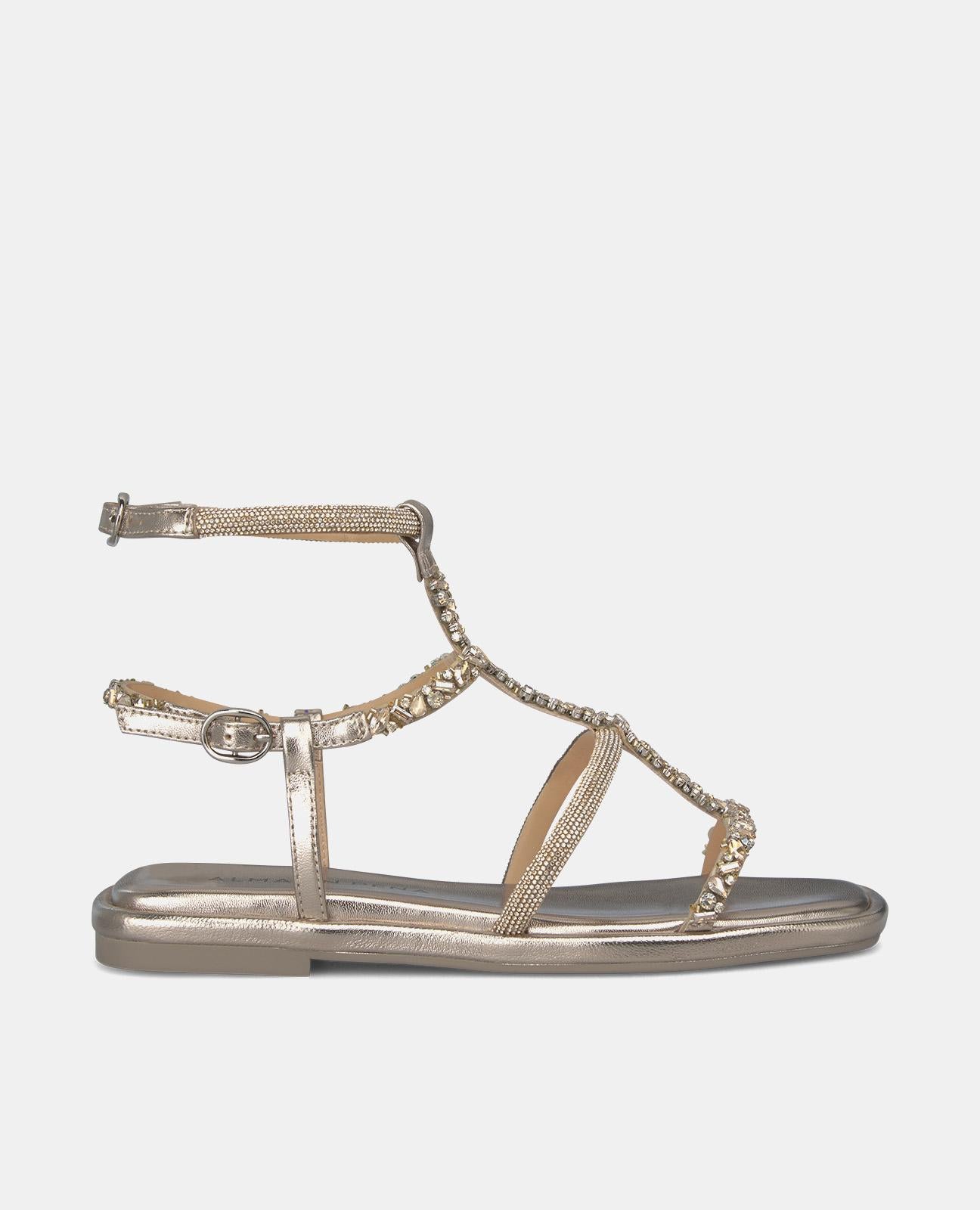 Alma en pena SANDALIA PLANA PULSERA DOBLE