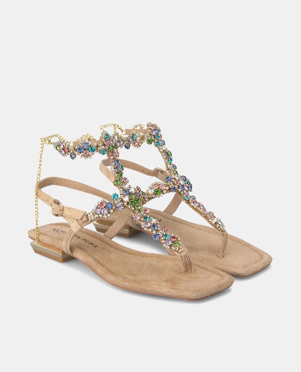 Alma En Pena SANDALIA PLANA PULSERA TOBILLO