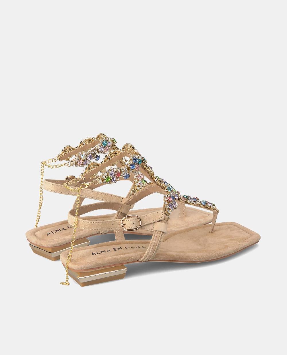 Alma En Pena SANDALIA PLANA PULSERA TOBILLO