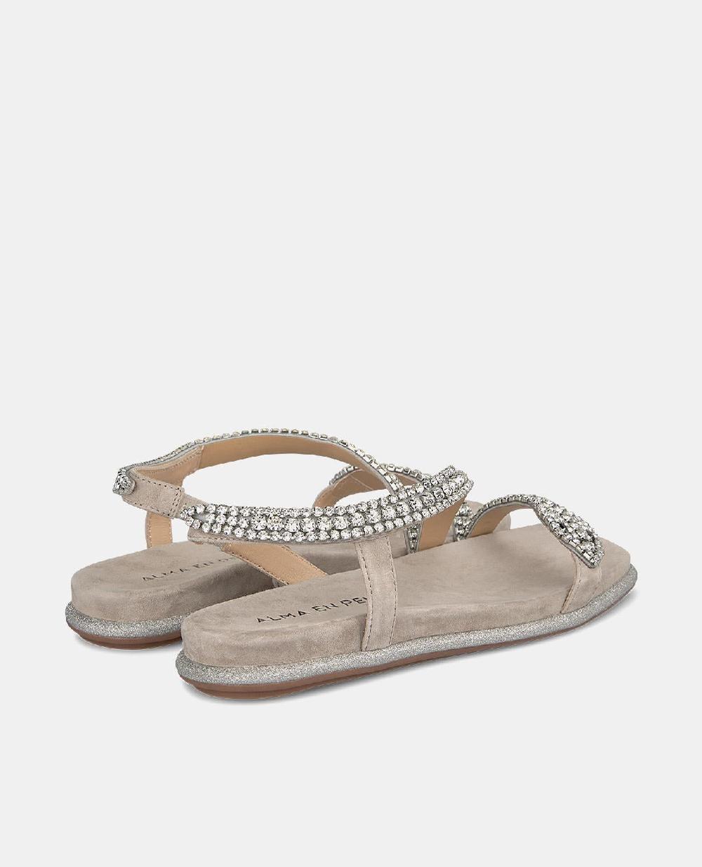 Alma En Pena SANDALIA PLANA SUELA PURPURINA