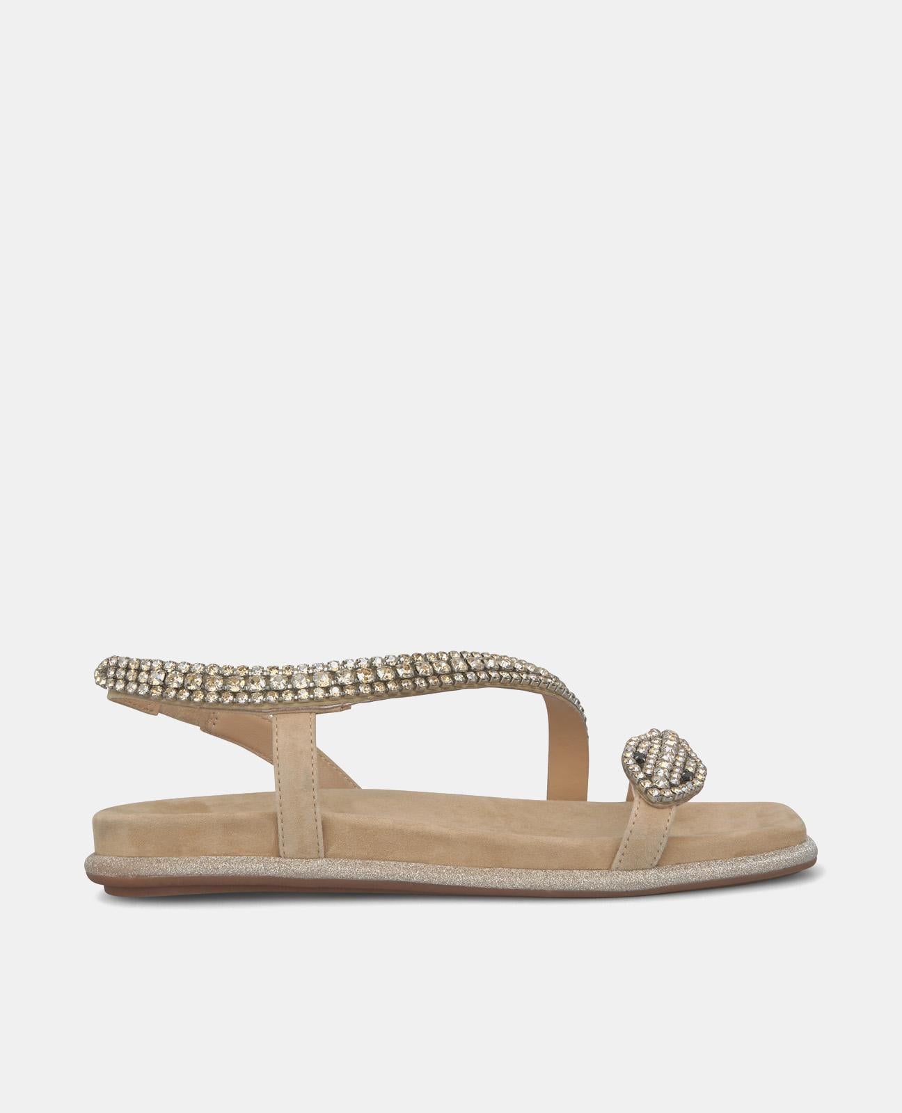 Alma en pena SANDALIA PLANA SUELA PURPURINA