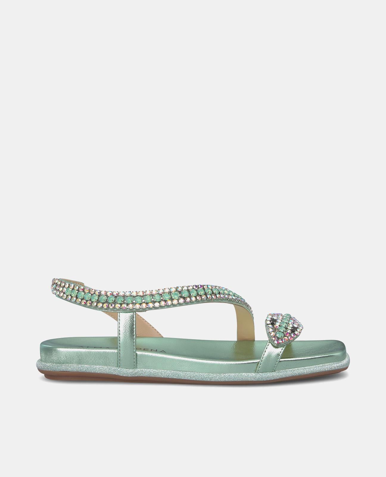 Alma en pena SANDALIA PLANA SUELA PURPURINA