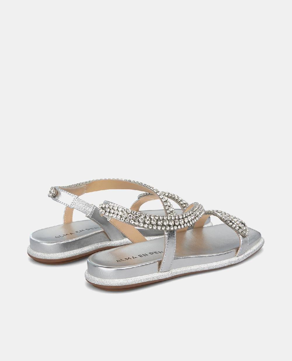 Alma En Pena SANDALIA PLANA SUELA PURPURINA