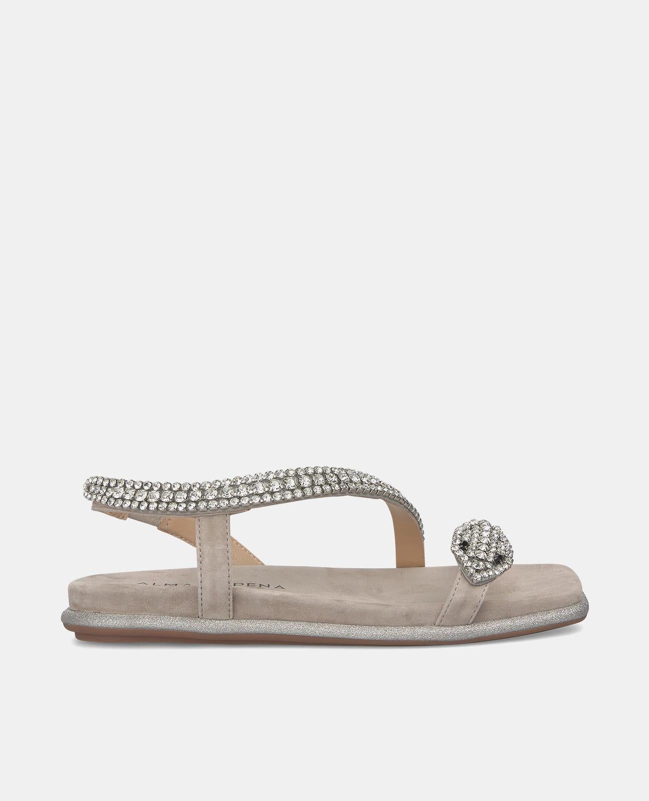 Alma en pena SANDALIA PLANA SUELA PURPURINA