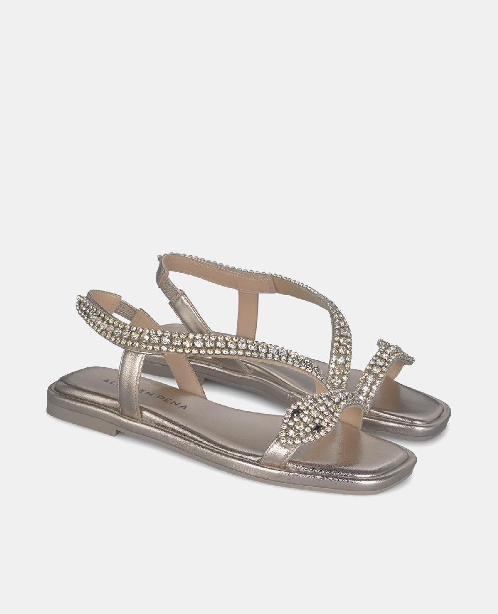 Alma En Pena SANDALIA PLANA TIRA SERPIENTE