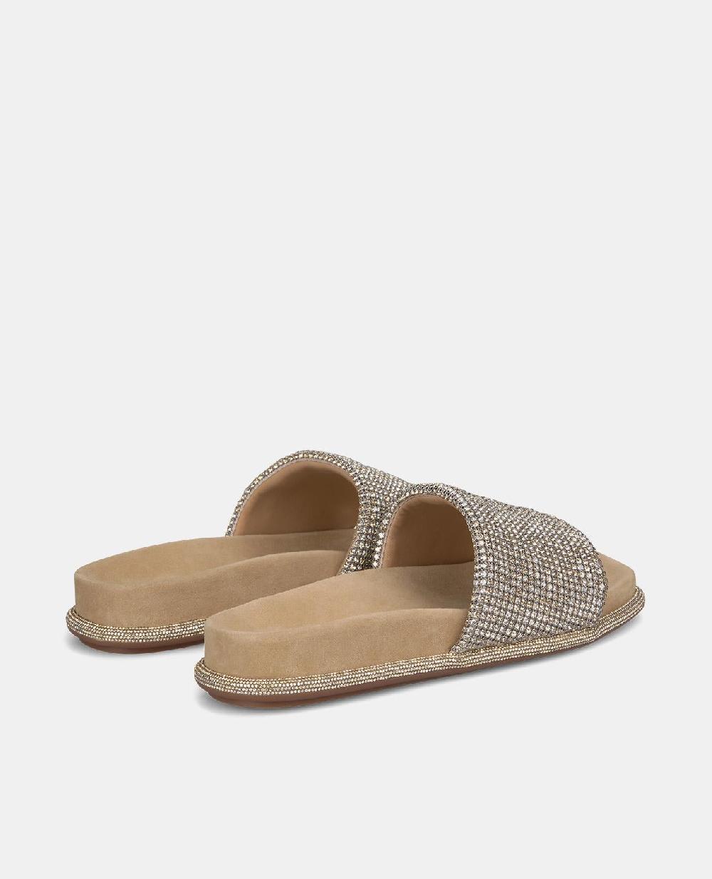 Alma En Pena SANDALIA PLANA TIRA STRASS