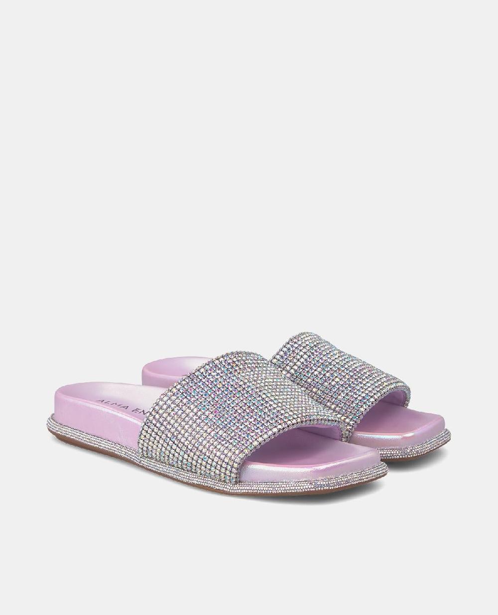 Alma En Pena SANDALIA PLANA TIRA STRASS