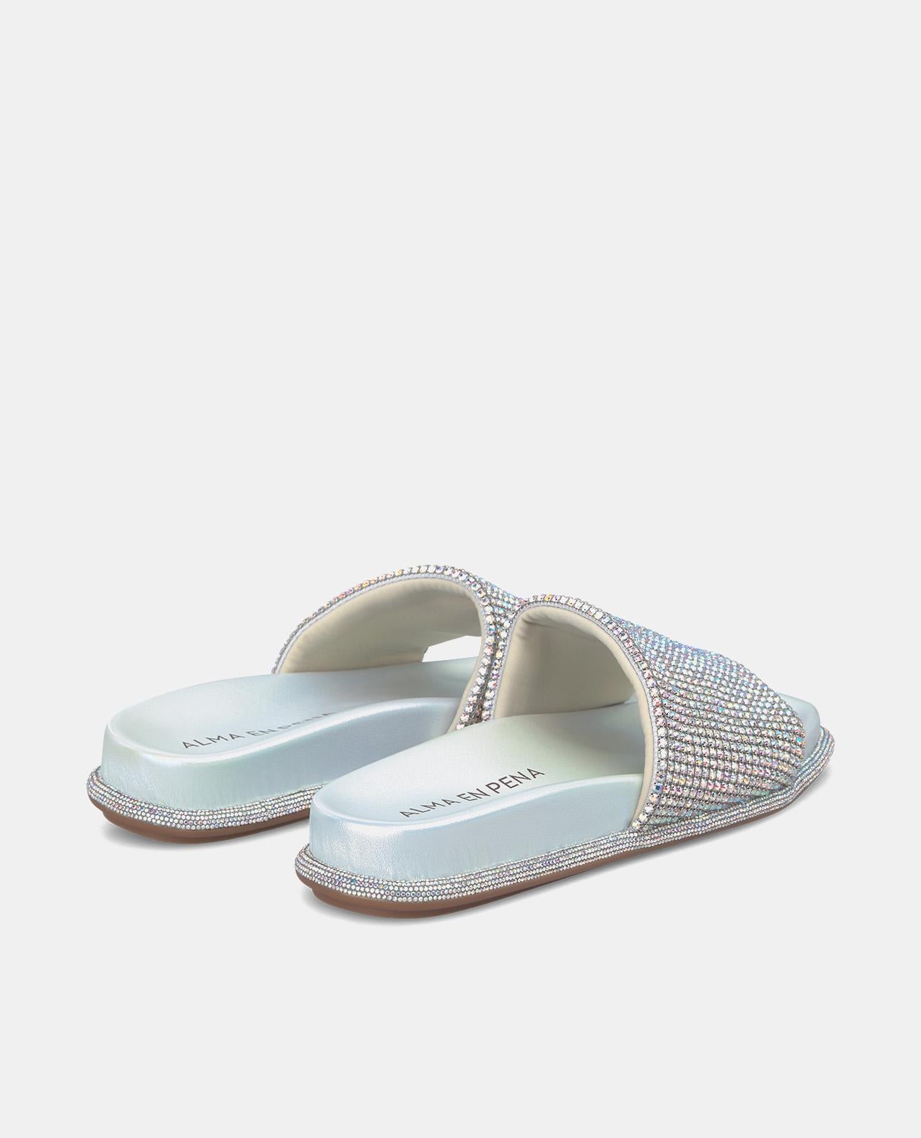 Alma En Pena SANDALIA PLANA TIRA STRASS