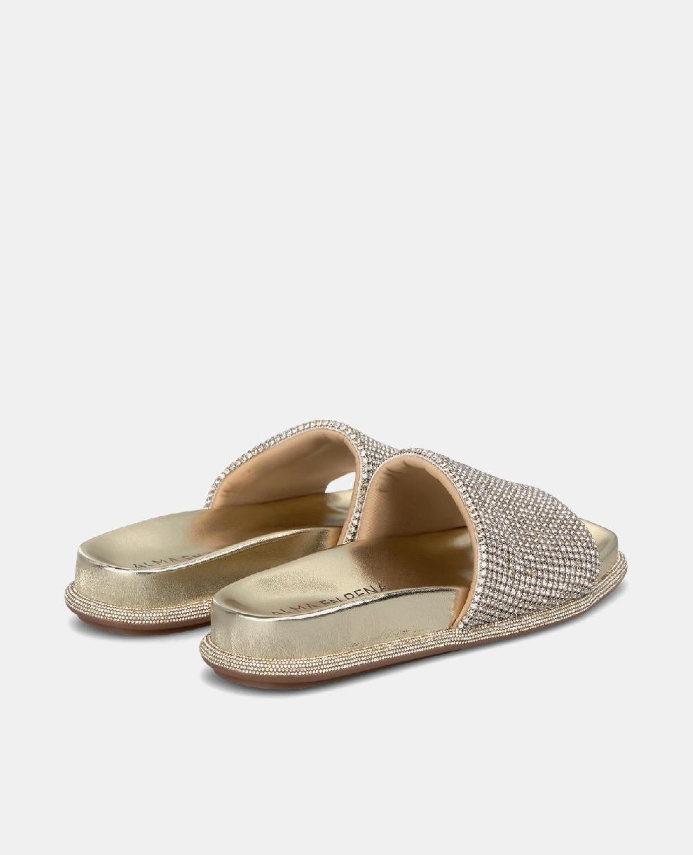 Alma En Pena SANDALIA PLANA TIRA STRASS