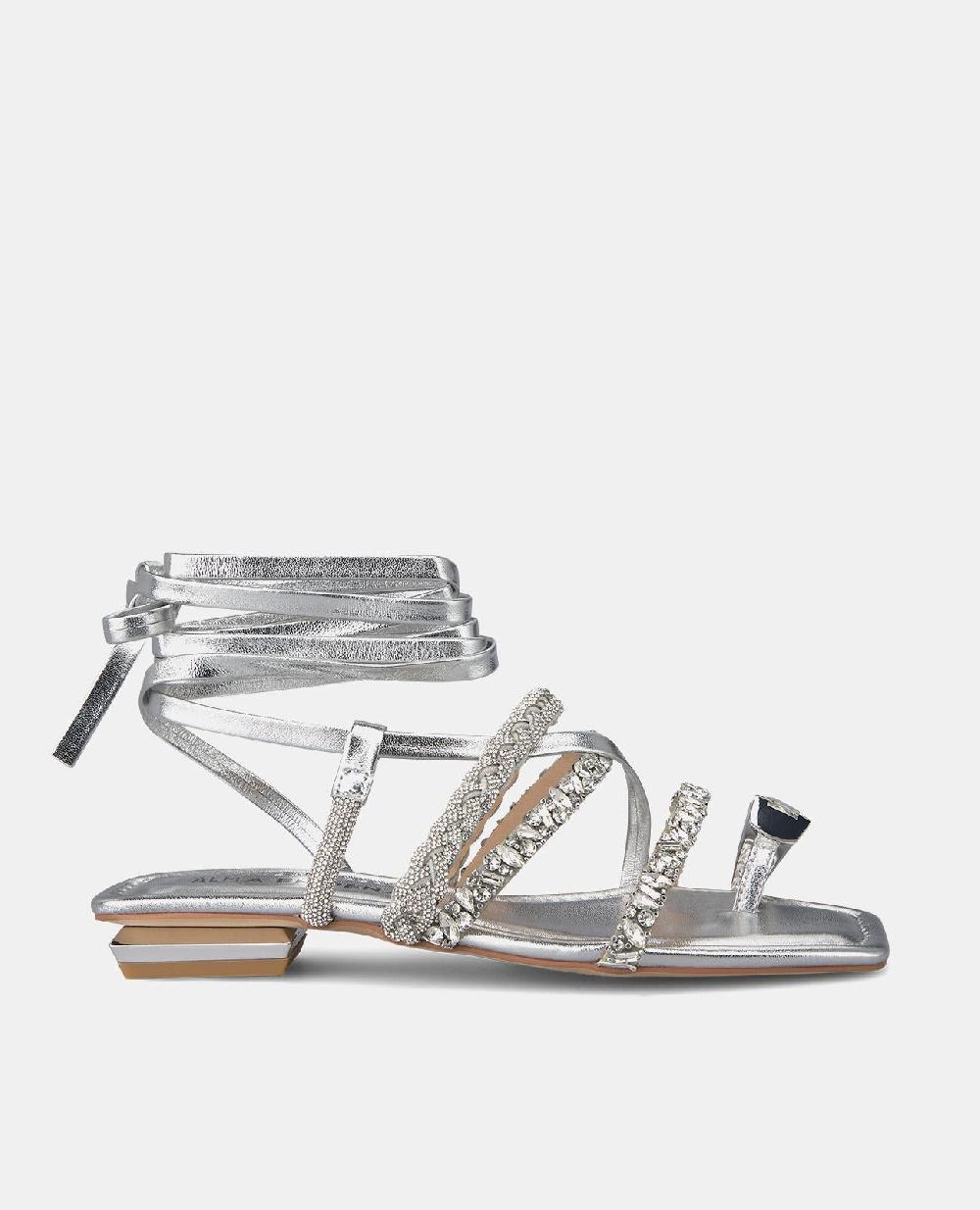 Alma en pena SANDALIA PLANA TIRAS ANUDADAS