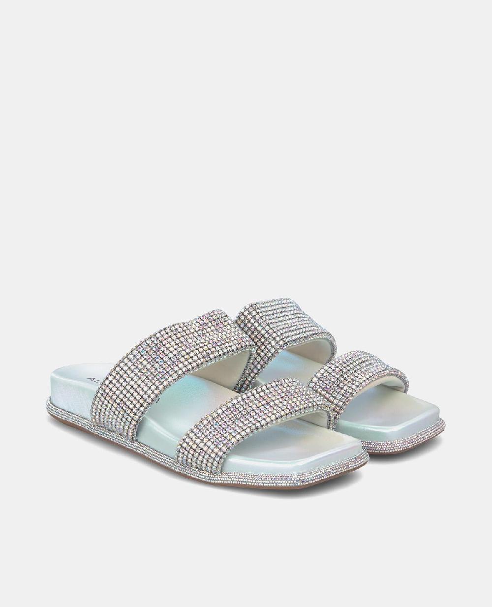 Alma En Pena SANDALIA PLANA TIRAS STRASS