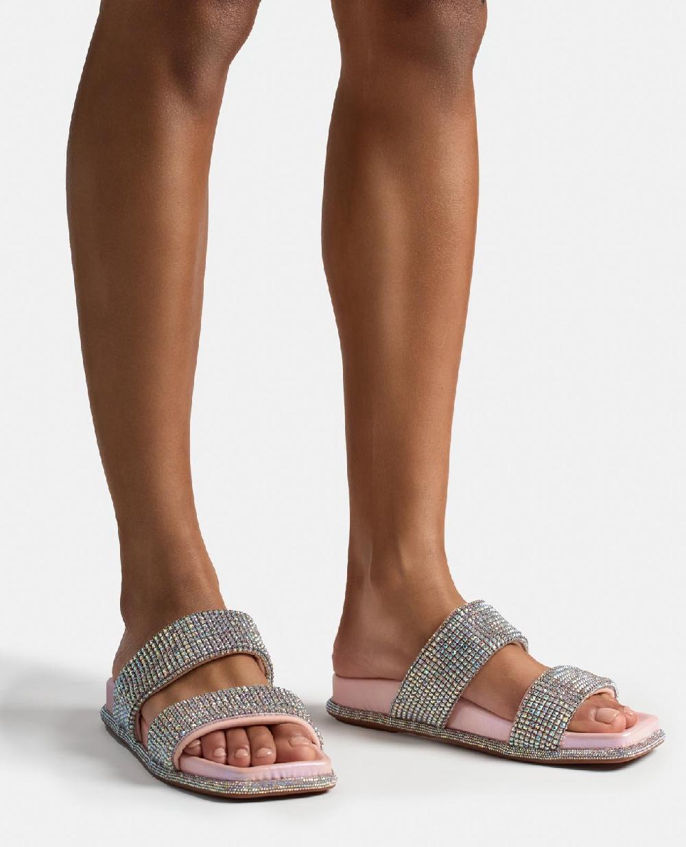 Alma En Pena SANDALIA PLANA TIRAS STRASS