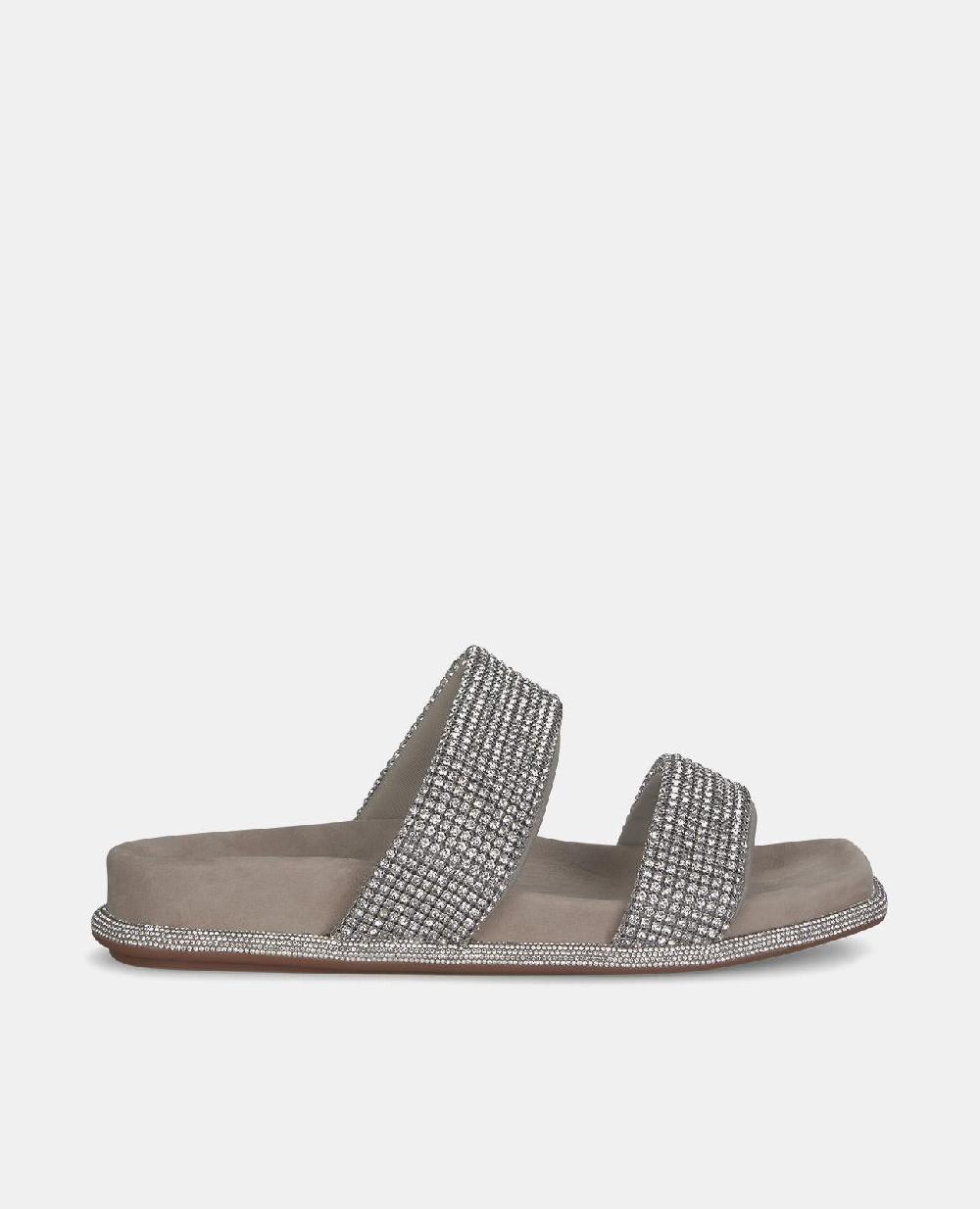 Alma en pena SANDALIA PLANA TIRAS STRASS