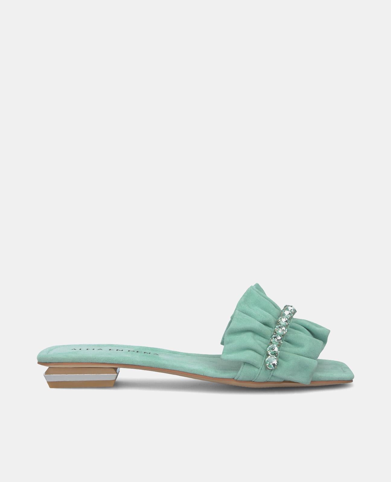 Alma en pena SANDALIA PLANA VOLANTES