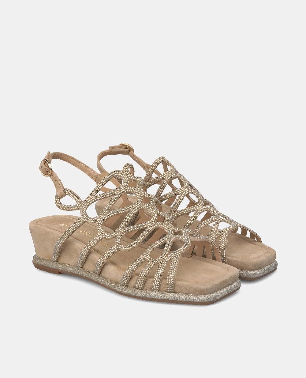 Alma En Pena SANDALIA PLATAFORMA CON BRILLO