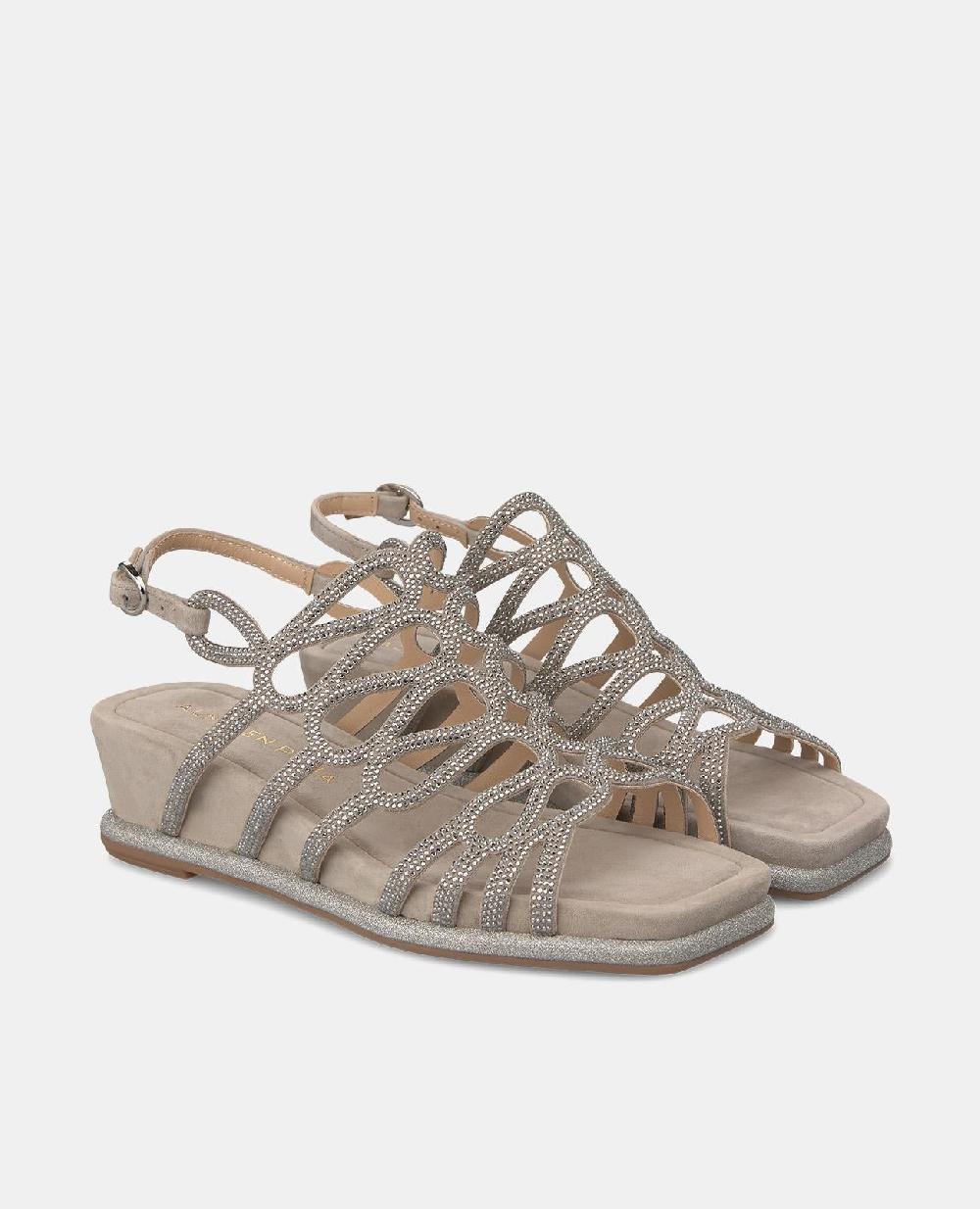 Alma En Pena SANDALIA PLATAFORMA CON BRILLO