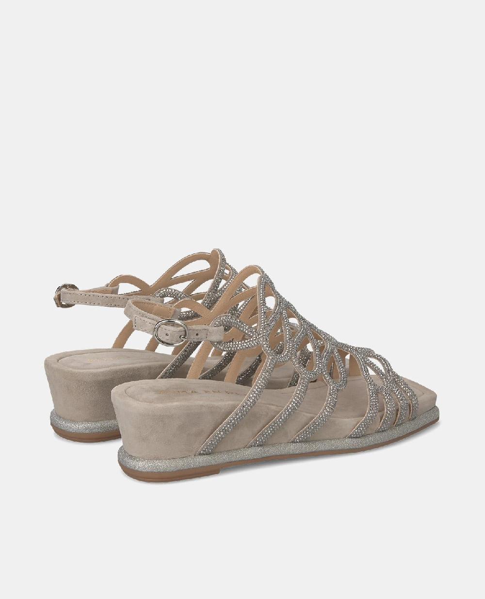 Alma En Pena SANDALIA PLATAFORMA CON BRILLO