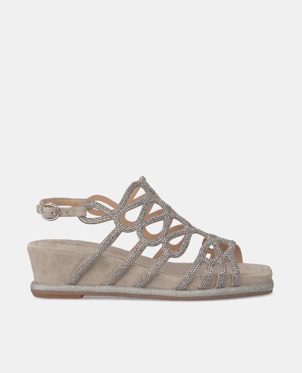 Alma en pena SANDALIA PLATAFORMA CON BRILLO