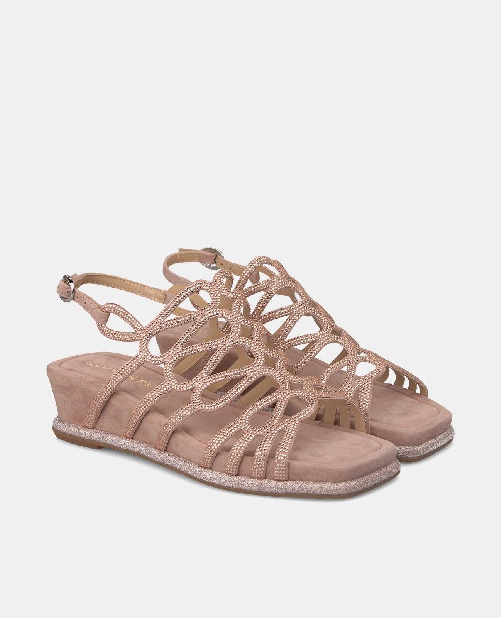 Alma En Pena SANDALIA PLATAFORMA CON BRILLO