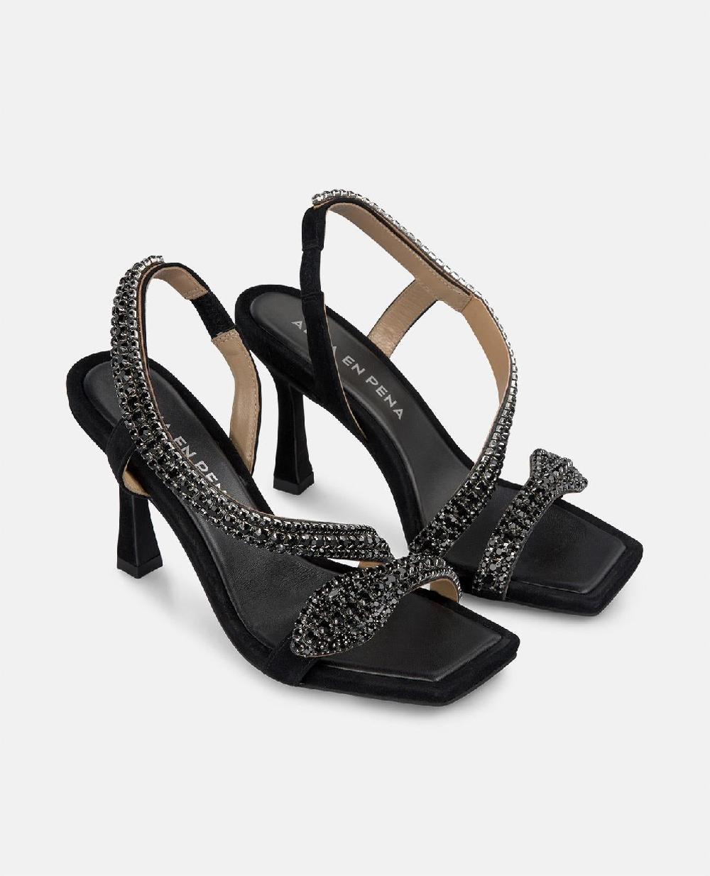 Alma En Pena SANDALIA SERPIENTE CON TACÓN