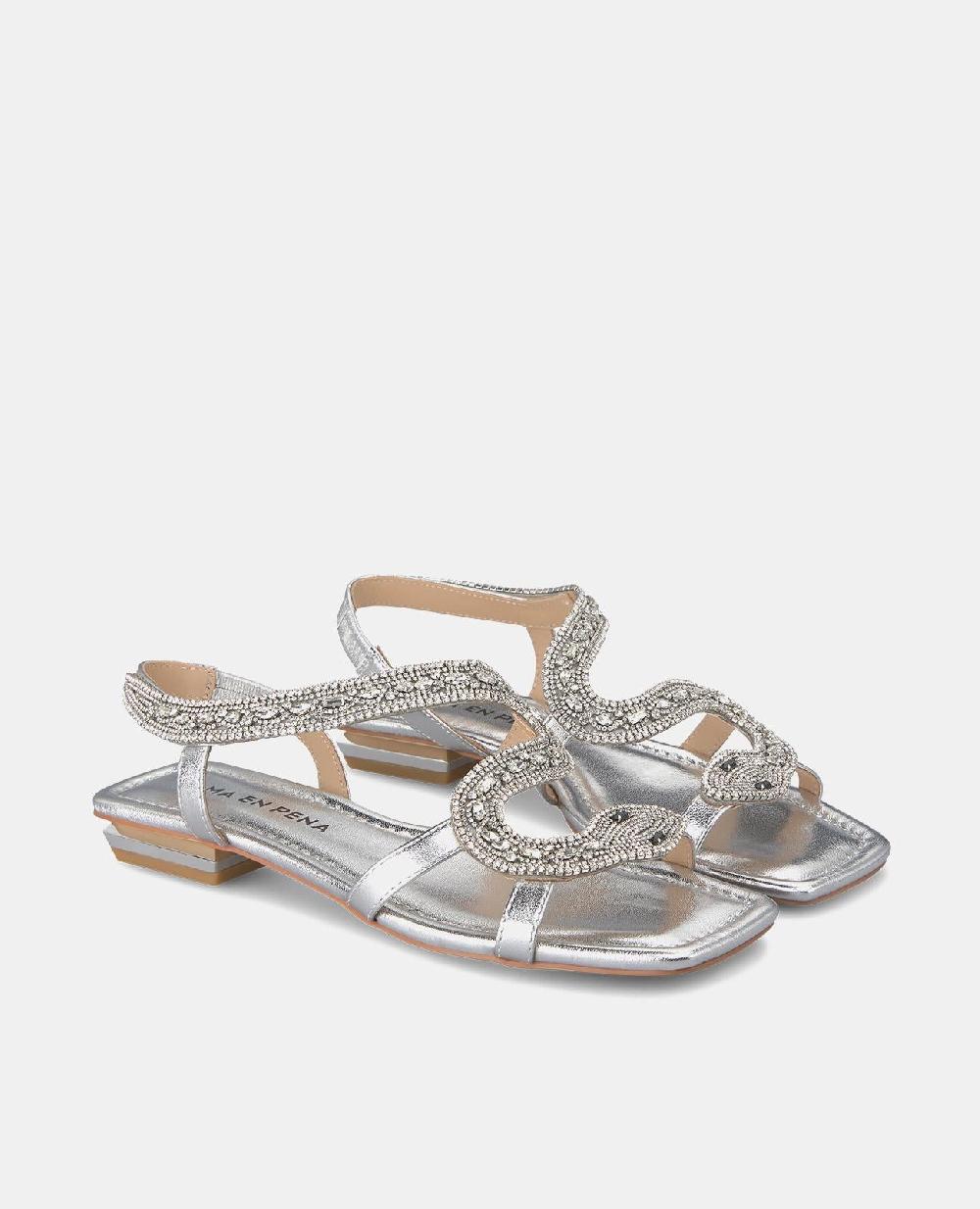 Alma En Pena SANDALIA SERPIENTE PLANA