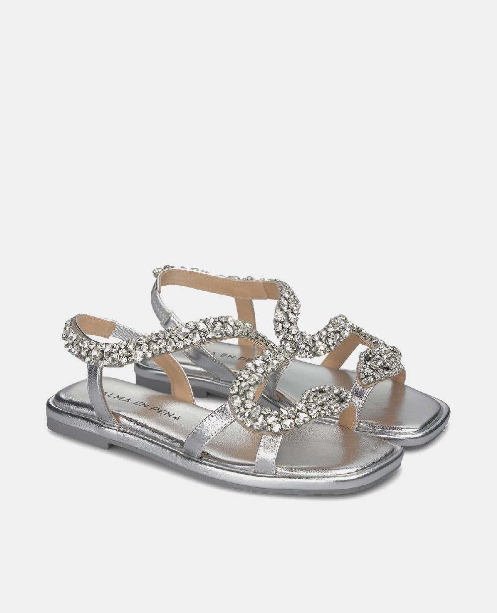 Alma En Pena SANDALIA SERPIENTE PUNTERA CUADRADA