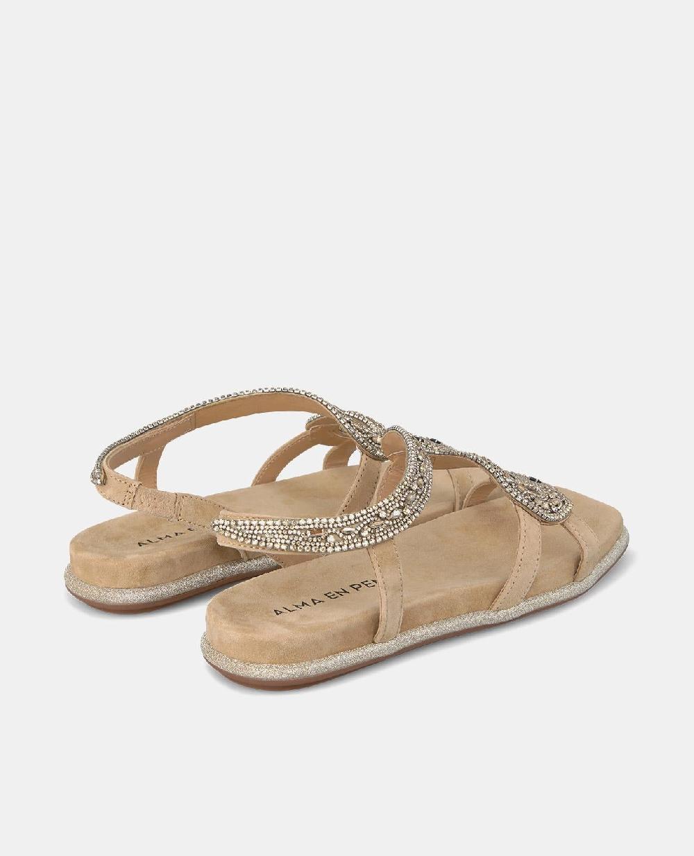 Alma En Pena SANDALIA SERPIENTE SUELA PURPURINA