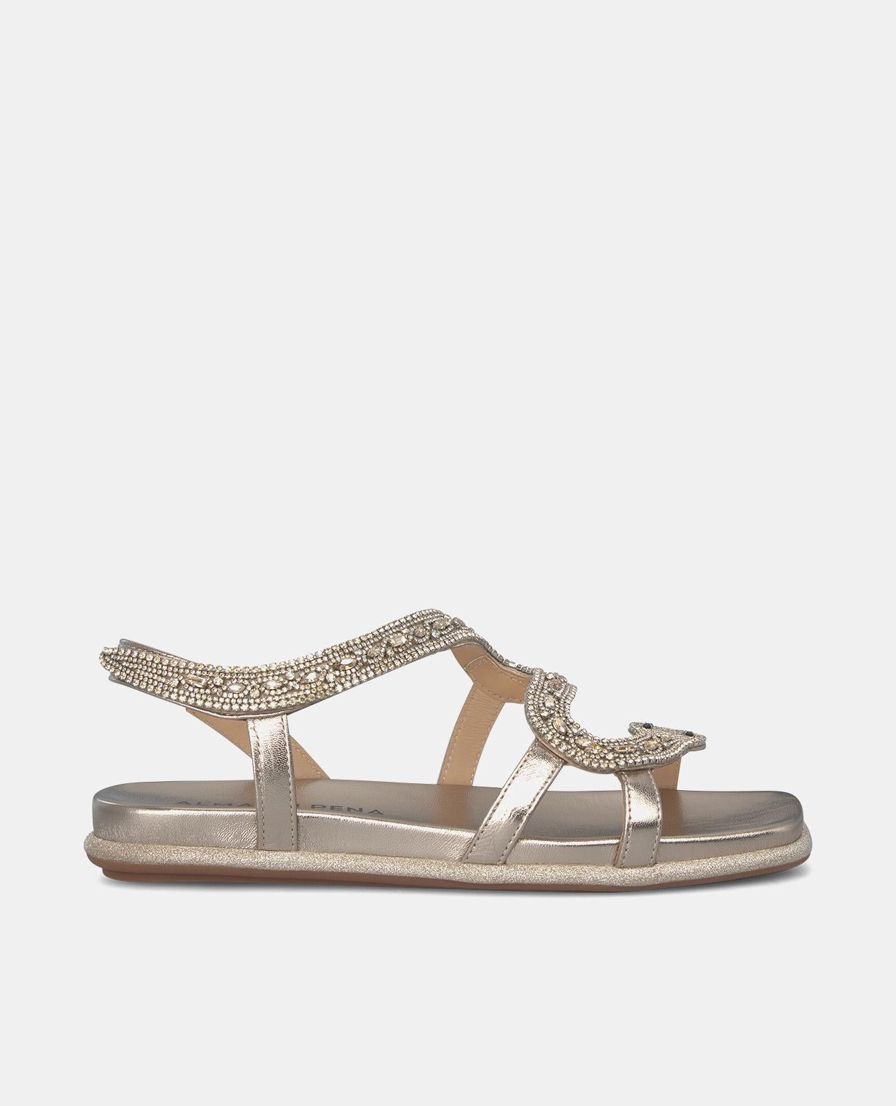 Alma en pena SANDALIA SERPIENTE SUELA PURPURINA