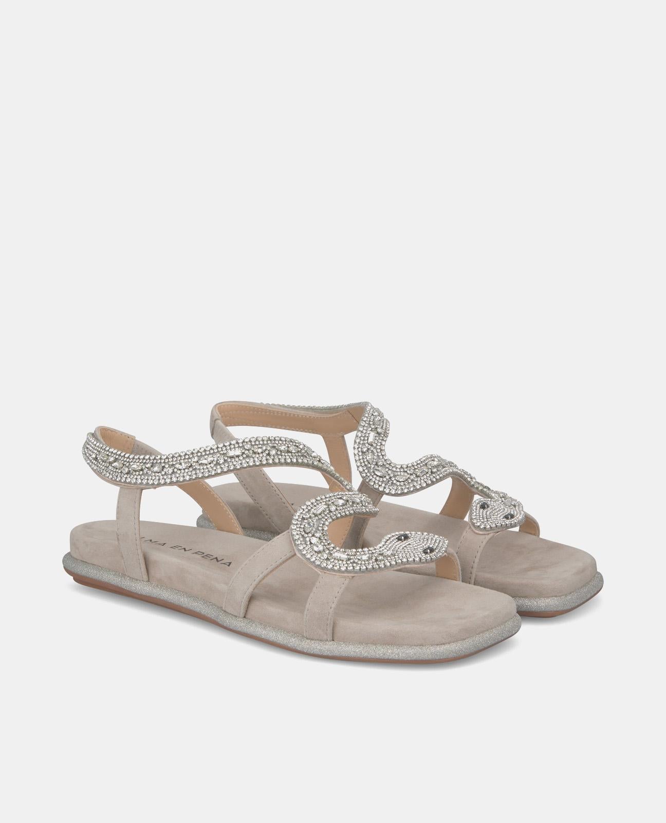 Alma En Pena SANDALIA SERPIENTE SUELA PURPURINA