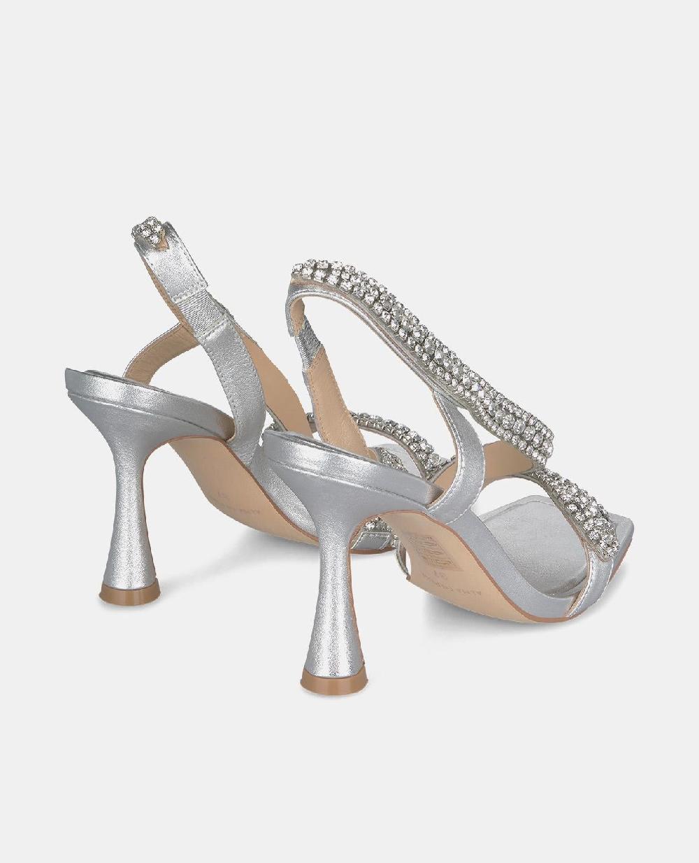 Alma En Pena SANDALIA SERPIENTE TACÓN CIRCULAR