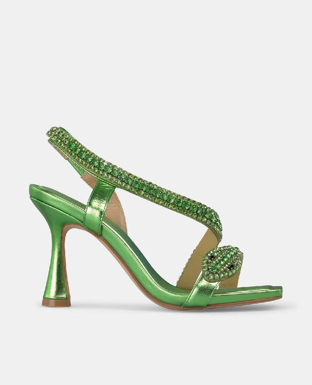 Alma en pena SANDALIA SERPIENTE TACÓN CIRCULAR