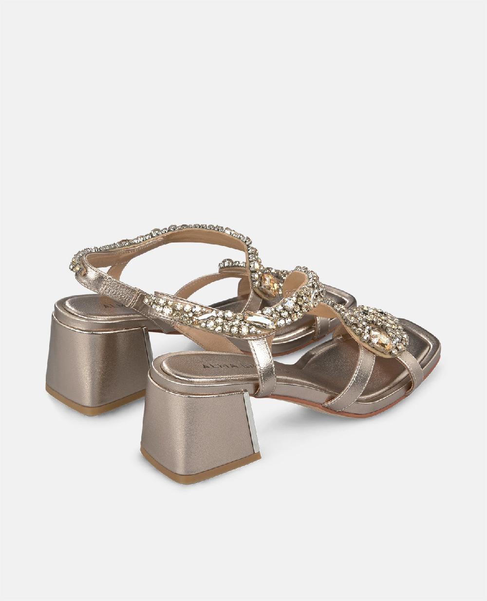 Alma En Pena SANDALIA SERPIENTE TACÓN