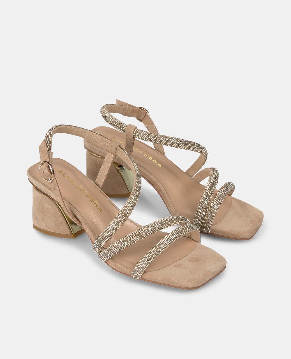 Alma En Pena SANDALIA TACÓN ANCHO