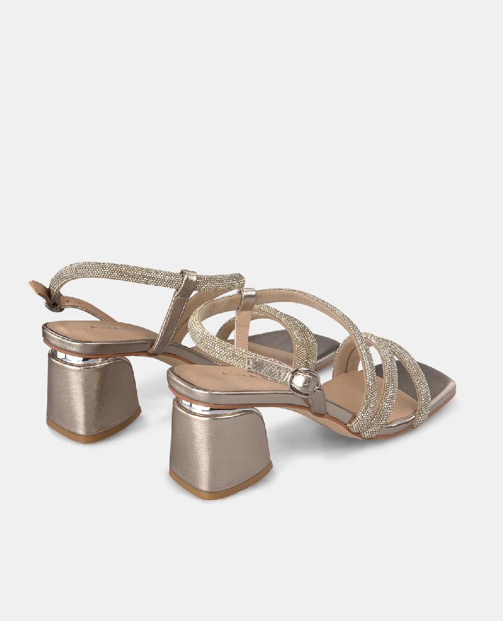 Alma En Pena SANDALIA TACÓN ANCHO