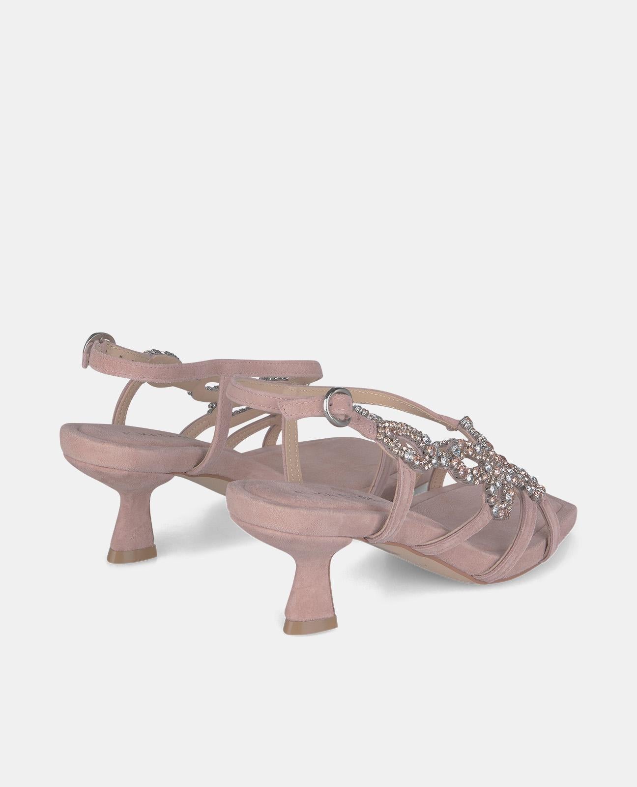 Alma En Pena SANDALIA TACÓN BAJO DETALLE