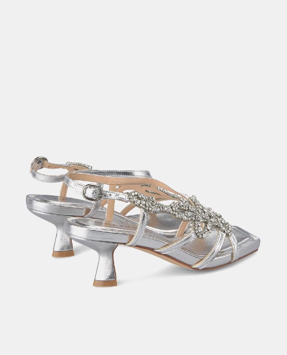 Alma En Pena SANDALIA TACÓN BAJO DETALLE