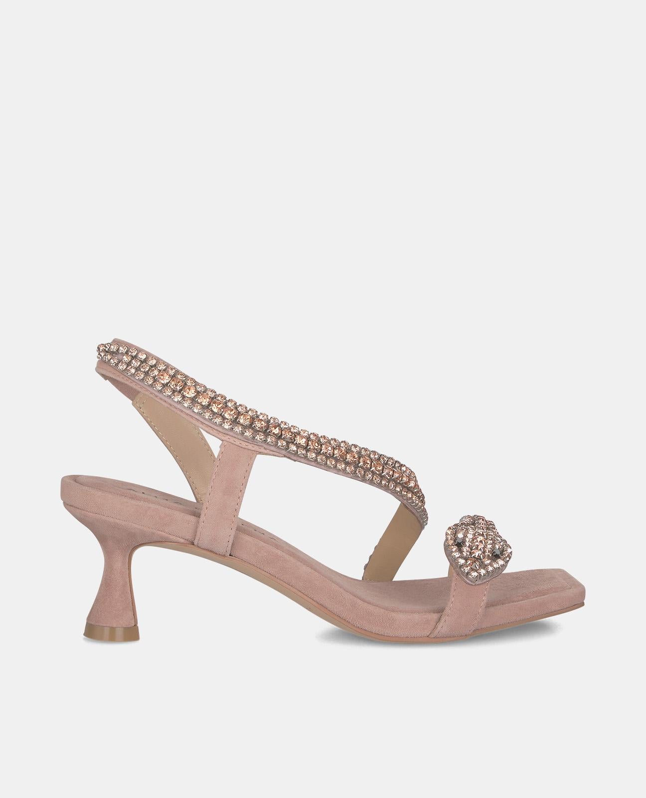 Alma en pena SANDALIA TACÓN BAJO SERPIENTE