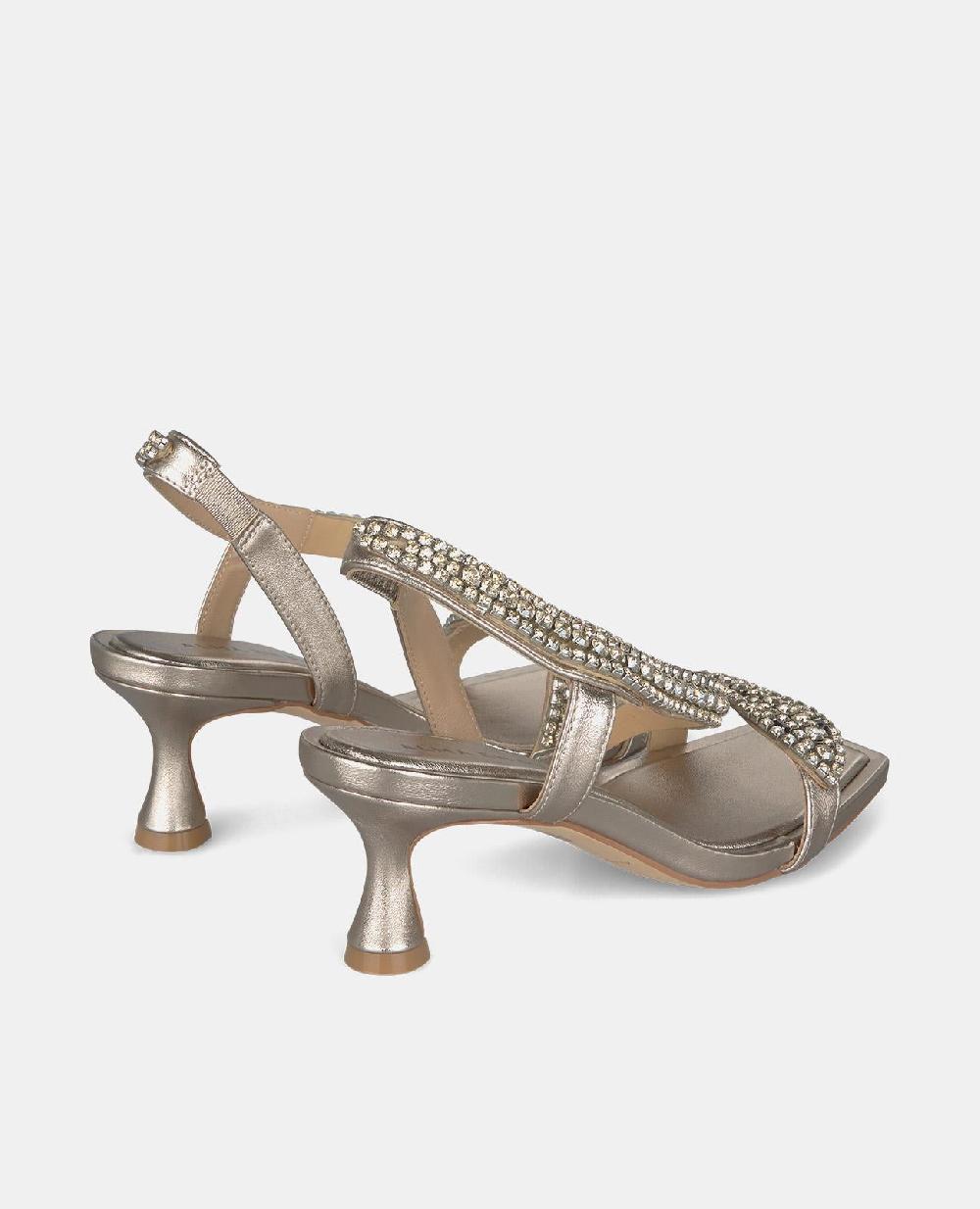 Alma En Pena SANDALIA TACÓN BAJO SERPIENTE