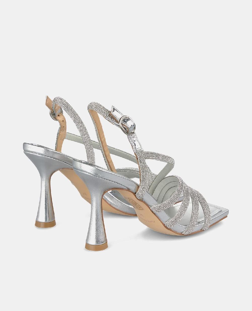 Alma En Pena SANDALIA TACÓN CIRCULAR CRUZADA