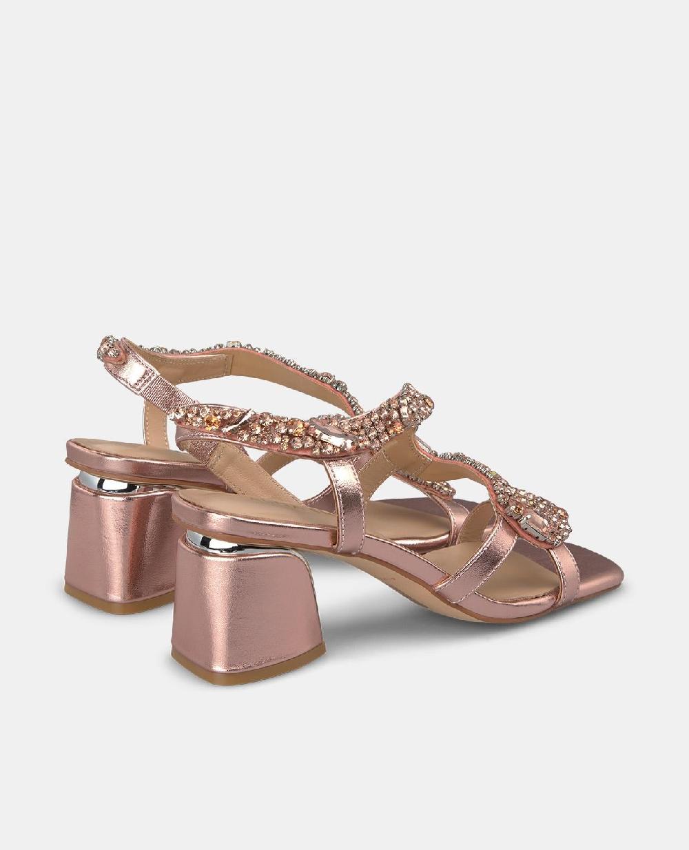 Alma En Pena SANDALIA TACÓN CUADRADO SERPIENTE