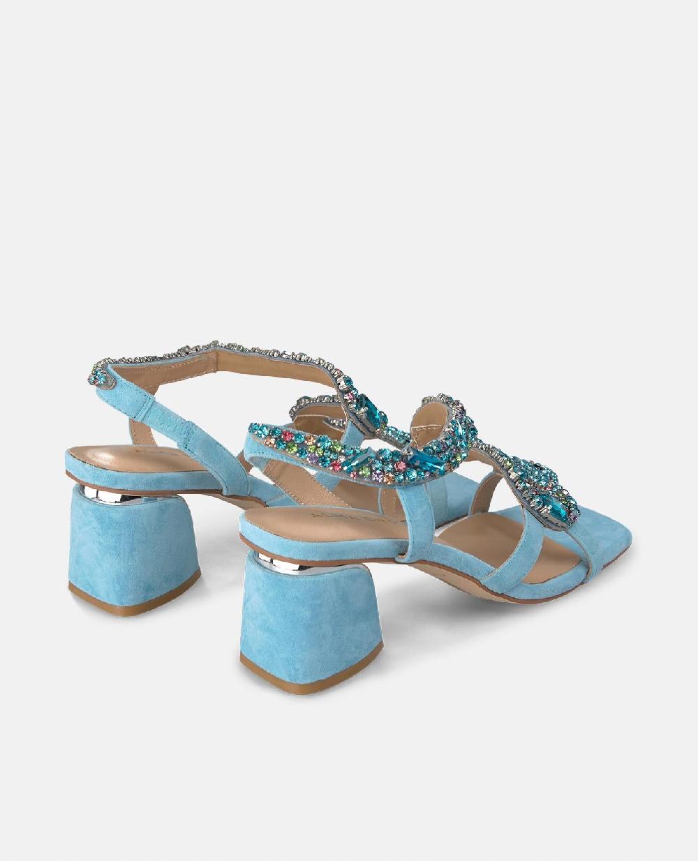 Alma En Pena SANDALIA TACÓN CUADRADO SERPIENTE