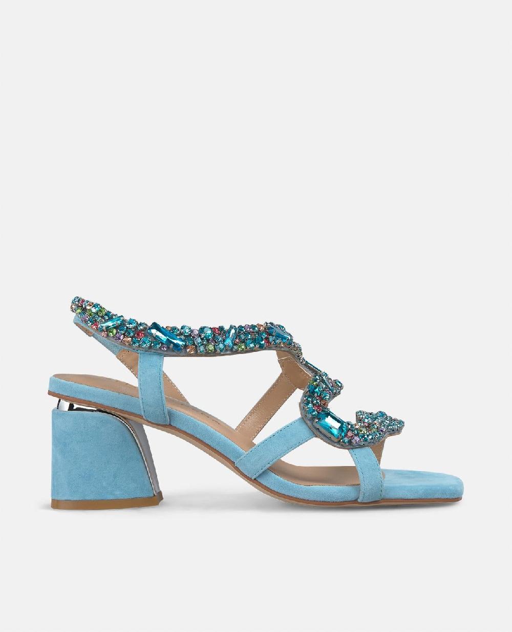 Alma en pena SANDALIA TACÓN CUADRADO SERPIENTE