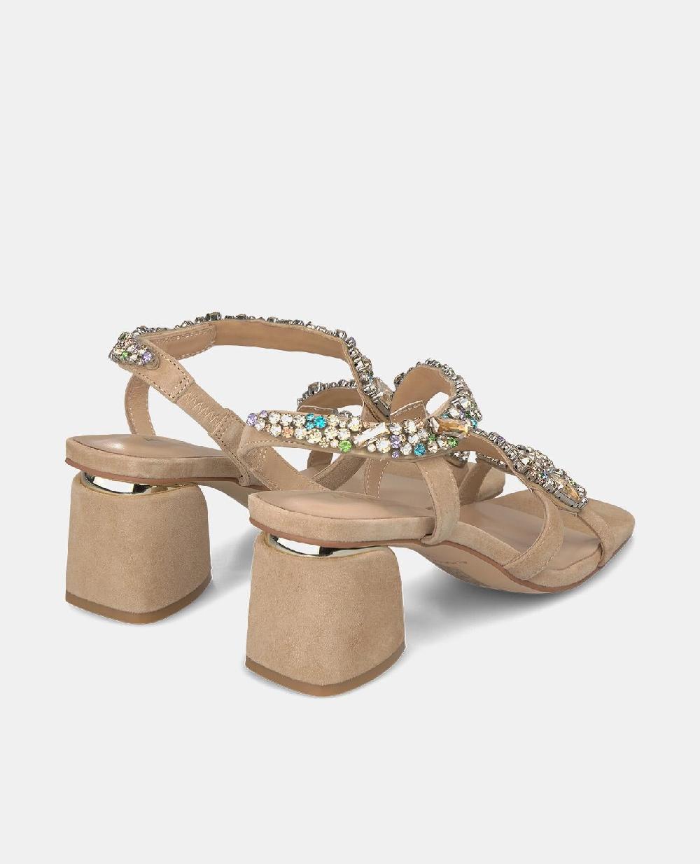 Alma En Pena SANDALIA TACÓN CUADRADO SERPIENTE