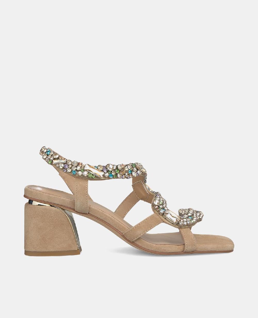 Alma en pena SANDALIA TACÓN CUADRADO SERPIENTE