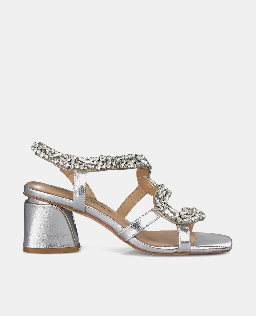 Alma en pena SANDALIA TACÓN CUADRADO SERPIENTE